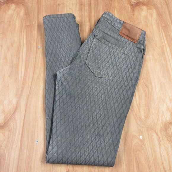 TRUE RELIGION Halle Mojave Lonestar Snakeskin Skinny Jeans Womens Sz 28 USA Seal - Picture 1 of 16